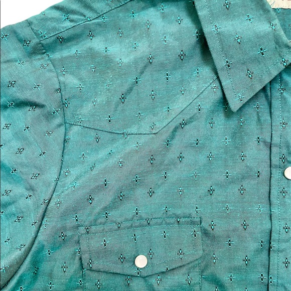 Roper White Pearl Snap Western Long Sleeve Shirt Men's XL - Picture 3 of 5